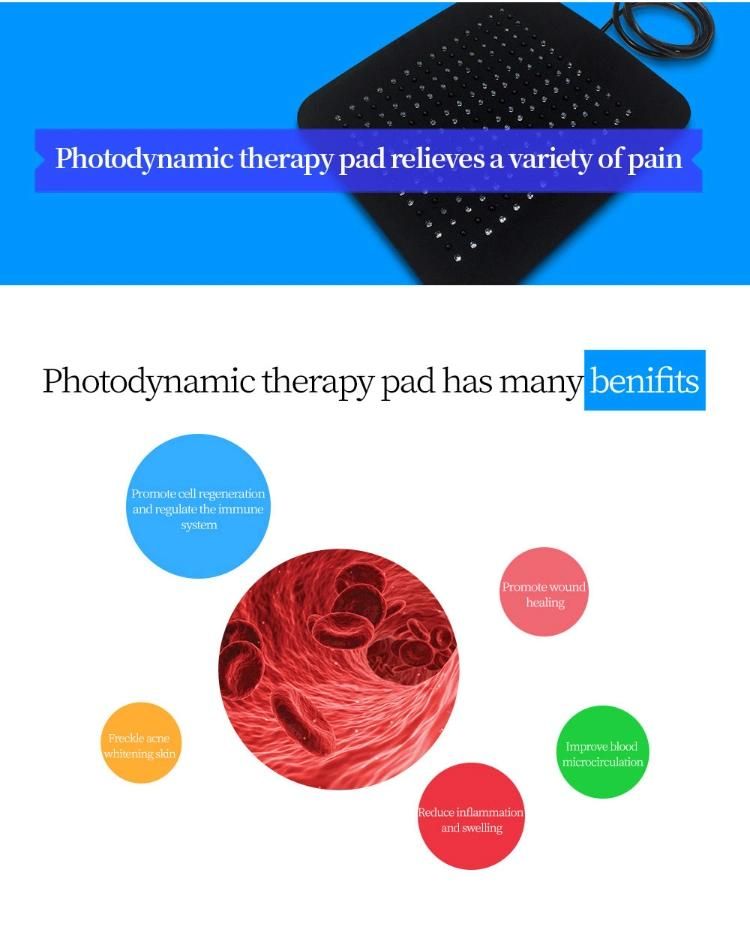 Health Center Use Professional 405nm 810nm 660nm 589nm Joint Arthritis Pain Relief Photodynamic LED Light Therapy Phototherapy Pad