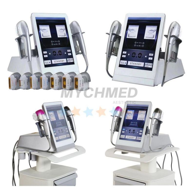 7D PRO Hifu Beauty Machine 7 Pieces Cartridges Micro Focused Ultrasound for Skin Tightening Hifu