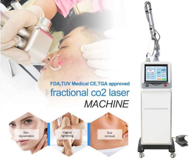 Innovative Products Vaginal Tightening 1060nm CO2 Fractional Laser Wrinkle Removal Equipment with RF Metal Tube