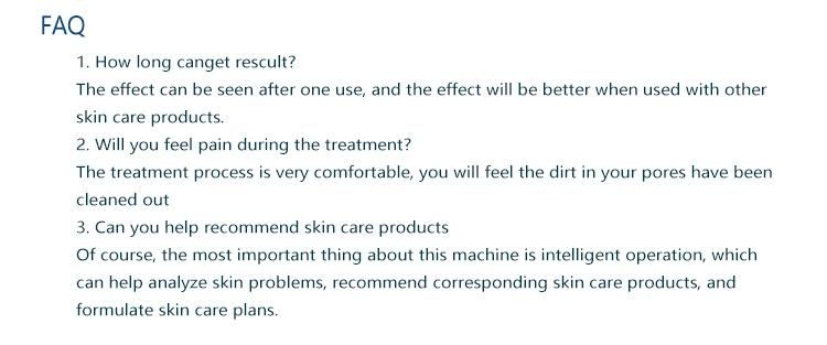 Hydro Facial Skin Care Deep Cleaning Hydrafacial Machine