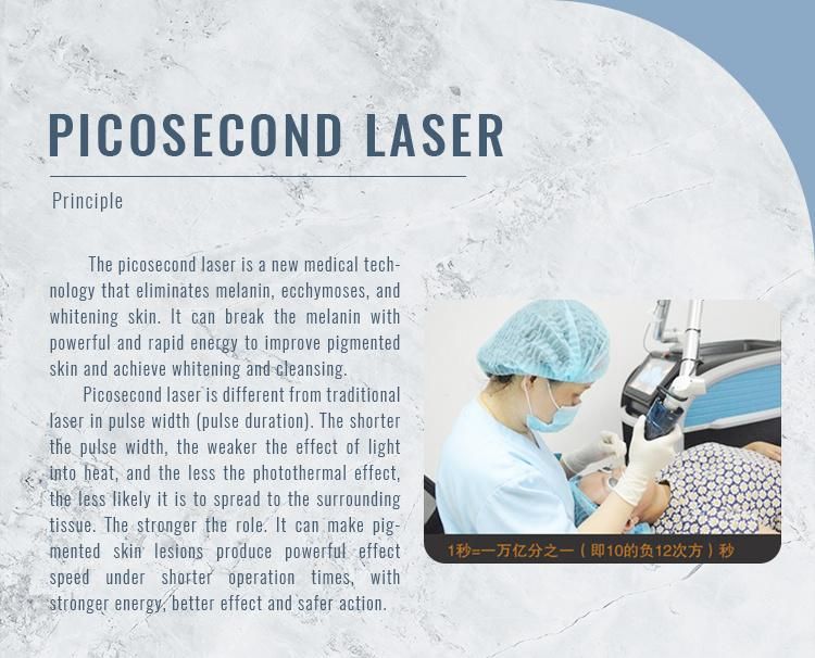 Portable Picosecond Laser Machine 755nm 532nm 1064nm Adjustable Spot Size