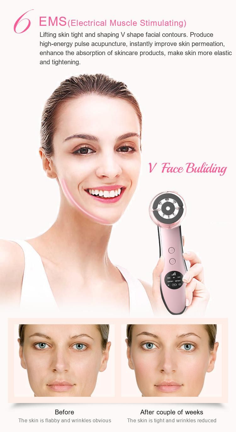 Beauty Device Fractional RF Microneedle Winkle Removal Skin Tightening Machine