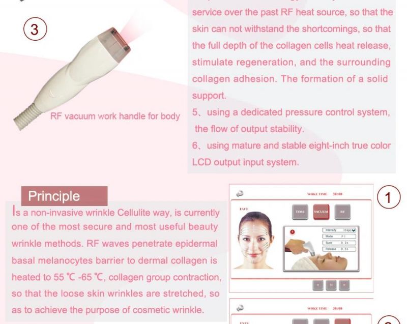 RF Wrinkle Removal Skin Smooth Beauty Machine (RV5+3)