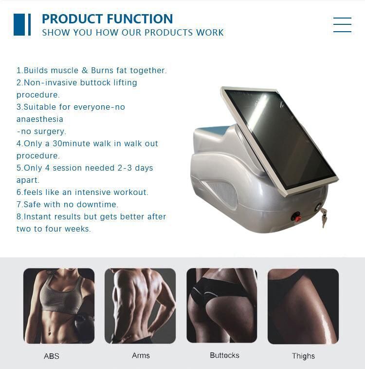 2022 Updated RF EMS Neo Sculpting Stimulator 7 Tesla Body Shaping Muscle Building Emslim Stimulation Fat Burner Machine