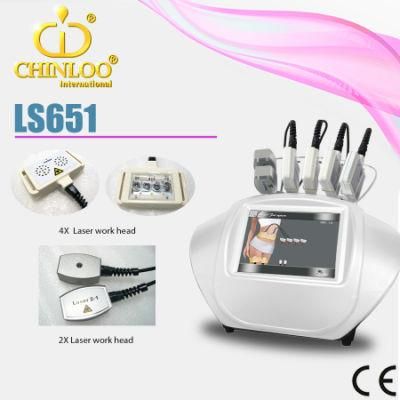 Portable 6 Handles 650nm Laser Weight Loss Beauty Equipment (LS651)