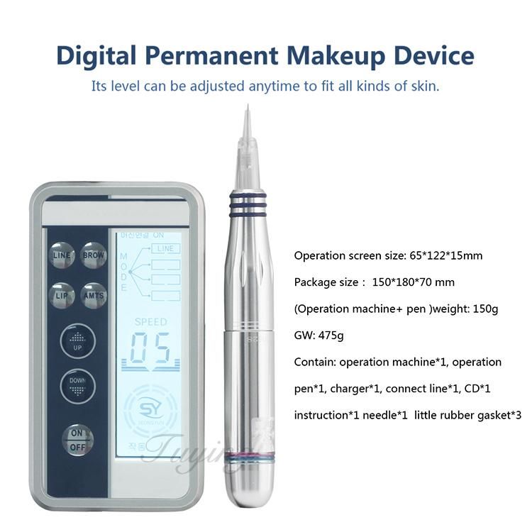 Korea Professional Permanent Digital Eyebrow Make up Tattoo Rotary Machine