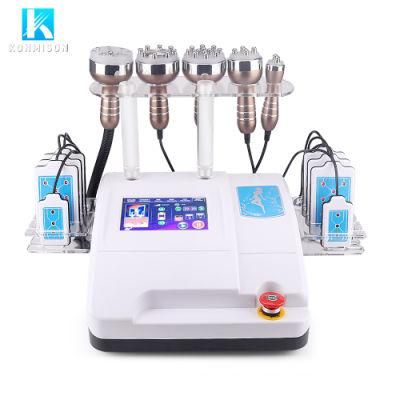 Konmison 6 in 1 RF Cavitation Lipolaser Full Body Slimming Machine for Weight Loss