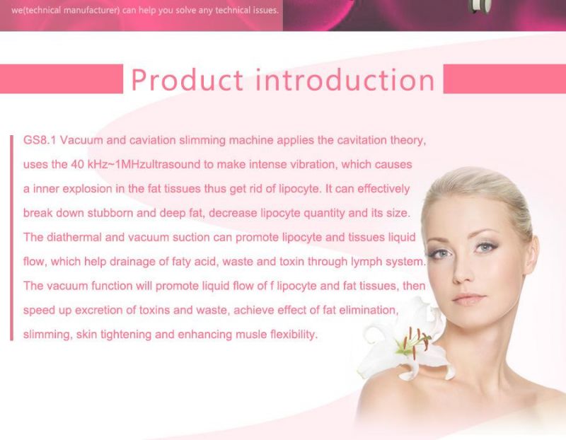 Vacuum&Cavitation&Ultrasonic Liposuction Fat Burning Beauty Equipment