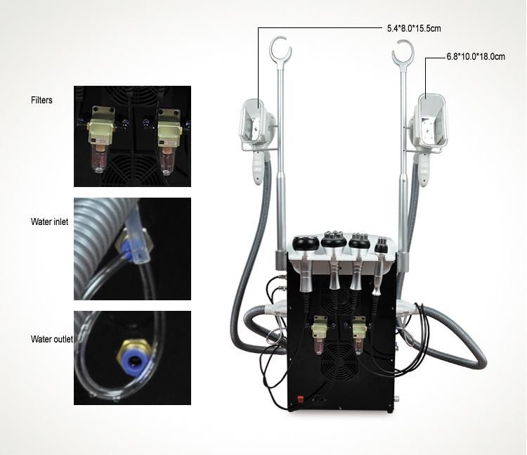 6 in 1 Weight Loss Cavitation RF Cryolipolysis Fat Freezing Machine