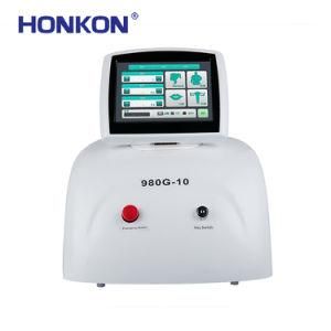 Honkon High Efficient 980nm Diode Laser for Vascular Lesions Removal Medical Beauty Machine&#160;