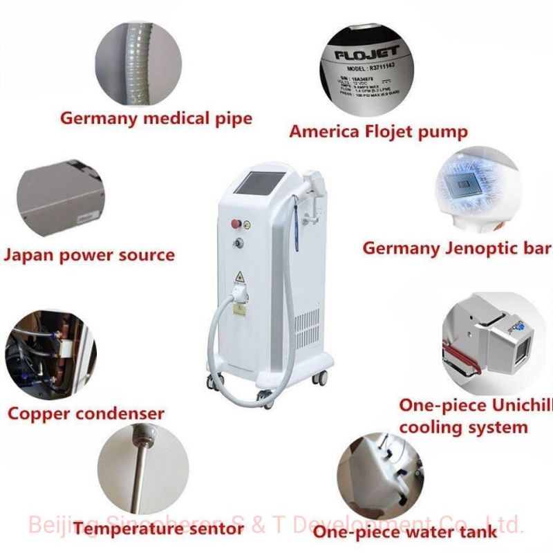 Sprano Titanium Painless Diode Laser 3 Wavelength Hair Removal Machine