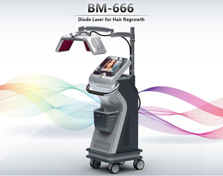 670nm Laser Hair Growth Machine with CE Laser Hair Loss Treatment for Beauty Salon Equipment