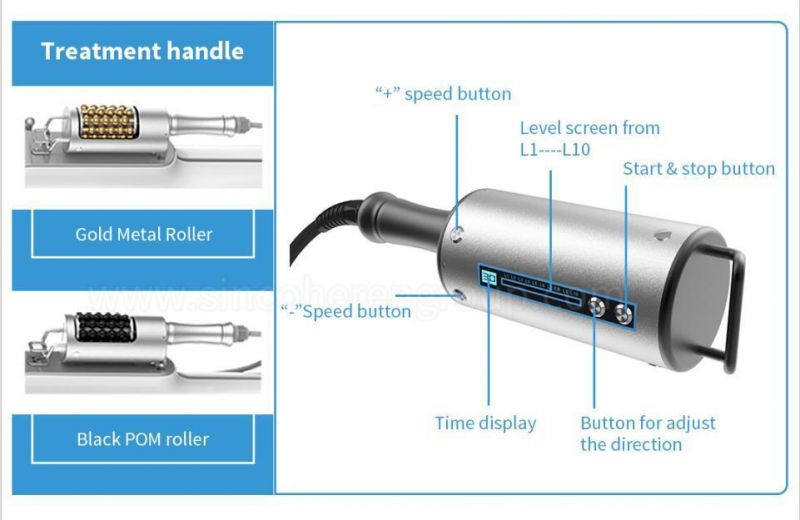 Sincoheren New Anti Cellulite Body Roller in Vacuum Cavitation System Roller Massager Face Lifting Therapy Machine