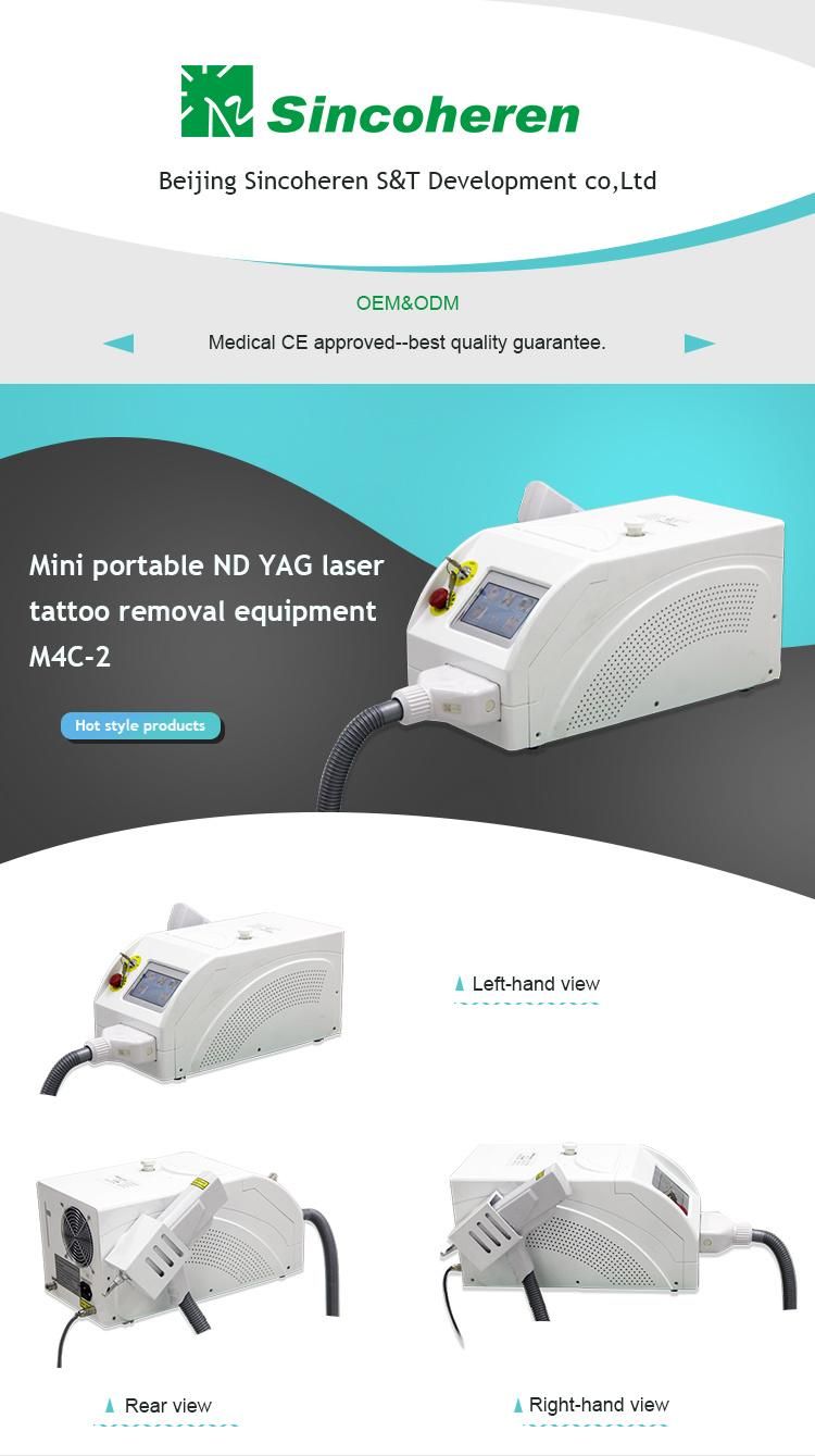 Q Switch Technology ND YAG Laser Salon Device 1064nm 532nm 1032nm Tattoo Removal Device