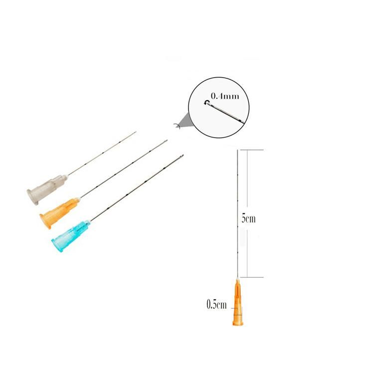 Beauty Cosmetic Blunt Tip Microcannula Needle for Fillers