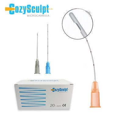 Cozysculpt Types of Needle Syringle Sterile Single Use Micro Cannula 25g Sterile