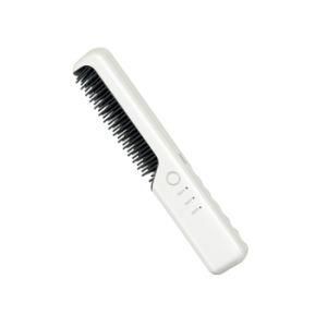 USB Wireless Rechargeable Negative Ion Hair Straightener Brush Electric Beard Straightener Comb