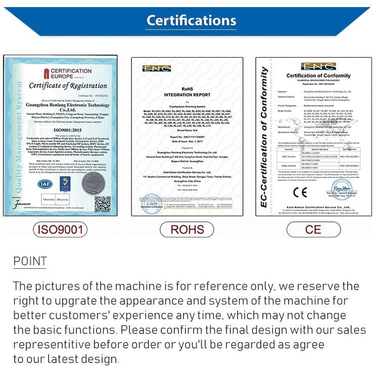 Hot Sale Portable Cryotherapy Cryolipolise Vacuum Cryolipolysis Machine Lipo Laser Cavitation RF