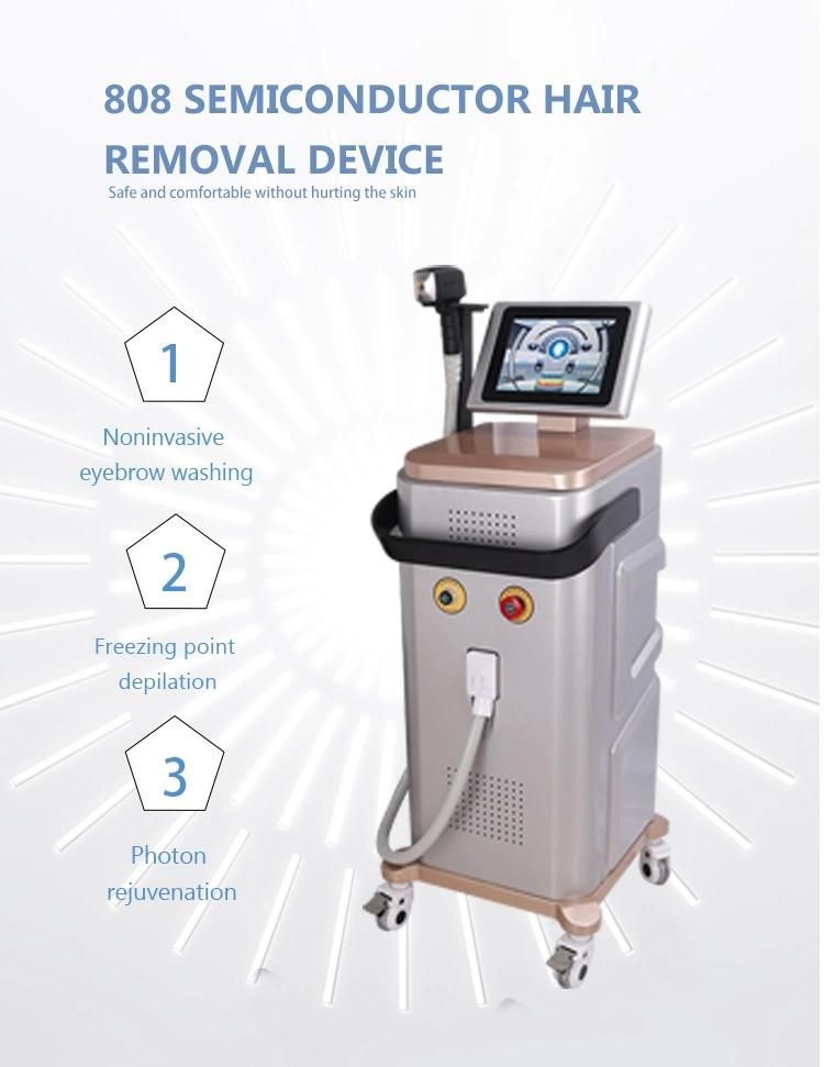 2022 Top Selling Salon Beauty Equipment 808/810nm Diode Laser Diode Laser Hair Removal Machine