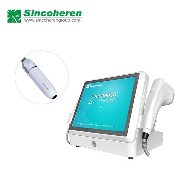 Sincoheren Triple Handle 13 Cartridge 3D 4D 5D Hifu Vaginal Face Body and Face Lifting Beauty Hifu Powerful Machine