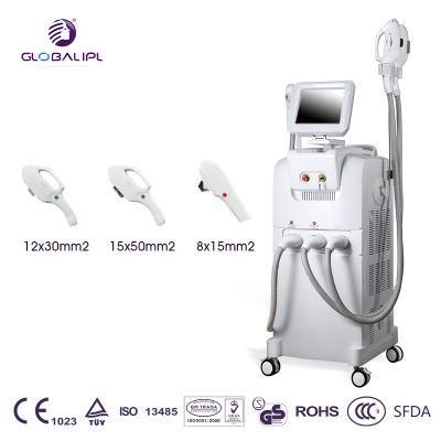 Multifunction 4 in 1 Shr+Elight+IPL Opt IPL Super Hair Removal Dark Circle Wrinkle Remove Tattoo Opt Beauty Machine