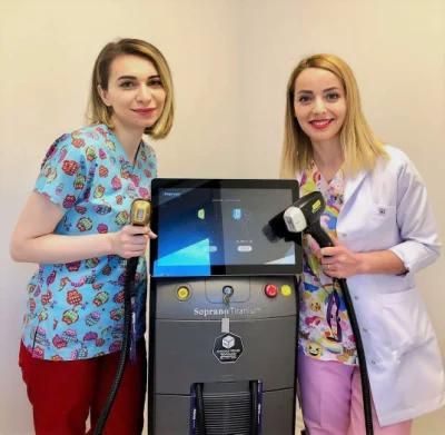 Dual-Head Alma Ice Titanium 1600W Diode Laser Hair Removal