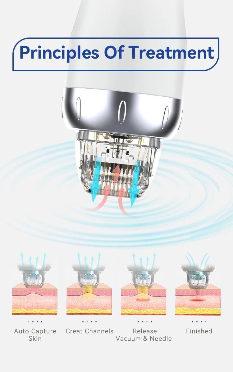 Scar Removal Vacuum Fractional RF Microneedling Machine Portable