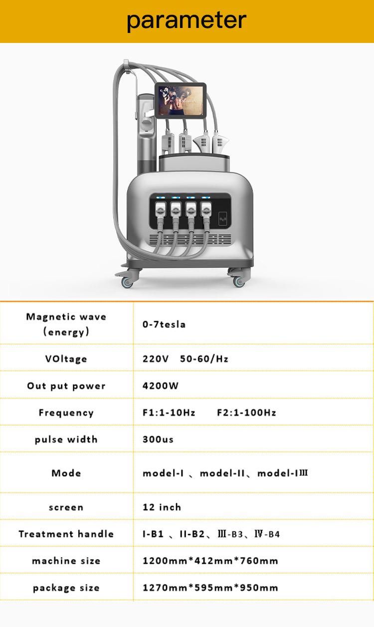 EMS Machine for Sale 4 Handles Fat Loss Machine