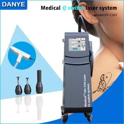 ND YAG Laser Tattoo Removal Skin Rejuvenation Carbon Face Beauty Salon Machine