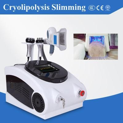 Both Cryo Handle Work at The Same Time Cavitation RF Slimming Machine