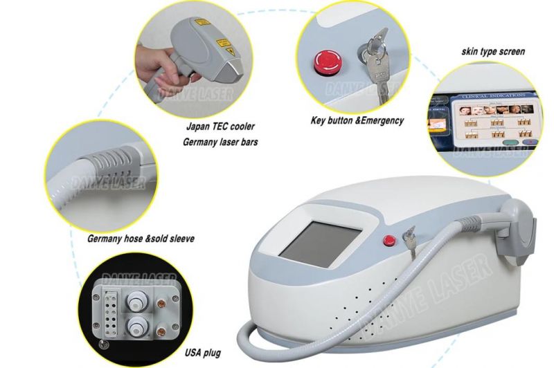 Long Warranty Lumenis Hair Removal Machine Customer Review 808nm Laser 60W Diode Beauty Equipment