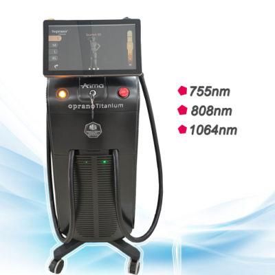 Alma Sopran Diode Laser Ice 1600W Laser Diode755 808 1064 Diode Laser Hair Removal Machine