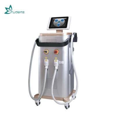 2022 Newest 2 in 1 Diode Laser Hair Removal Machine Picosecond Laser Tattoo Removal Device for Beauty Center Use