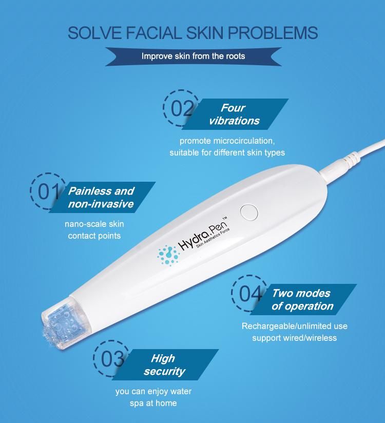 Source Hydra Series Newest Innovate Dermapen Hydra H2 with Automatic Paint Serums Derma Pen