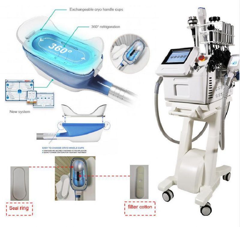 80krf Cavitation Lipo Laser Freeze Fat Removalchin Cryolipolysis 360cryo