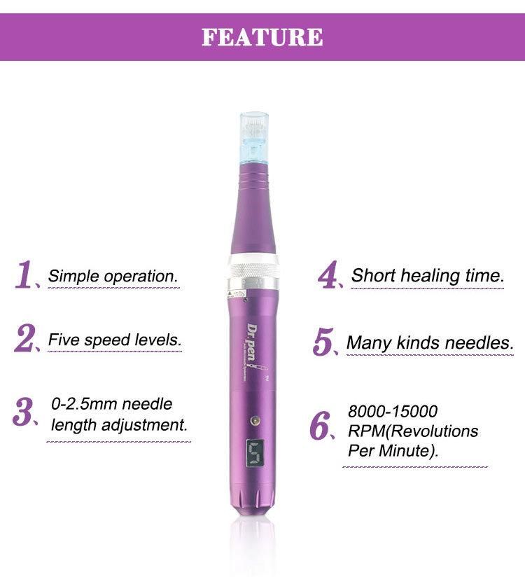 Top Quality Portable Electric Micro-Needle Derma Pen X5