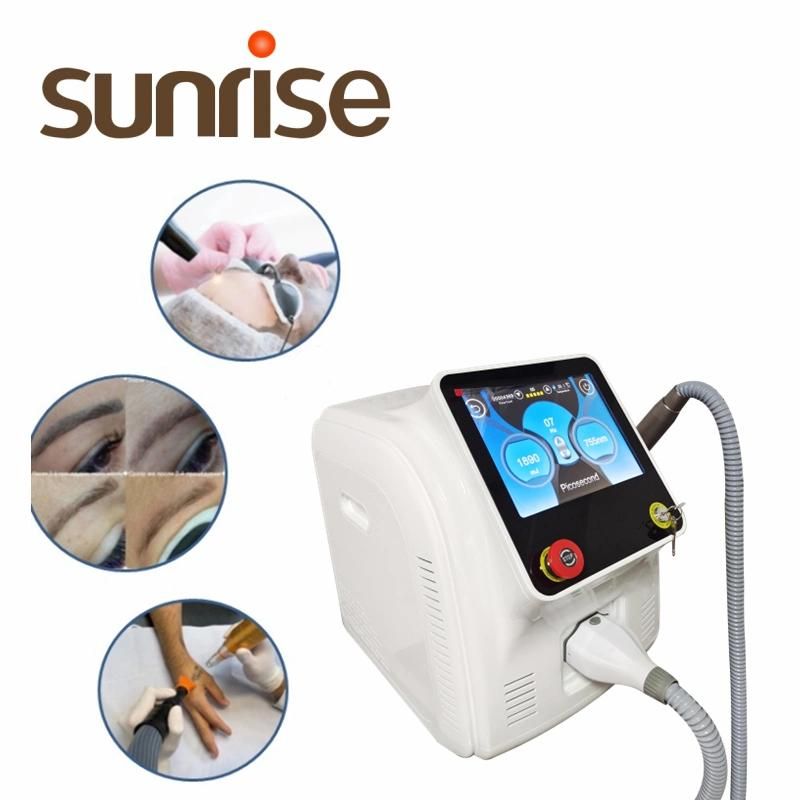 Unique Design Portable Laser Tattoo Removal Machine High Frequency 2000PS Speckle Removal Picosecond Laser Machine