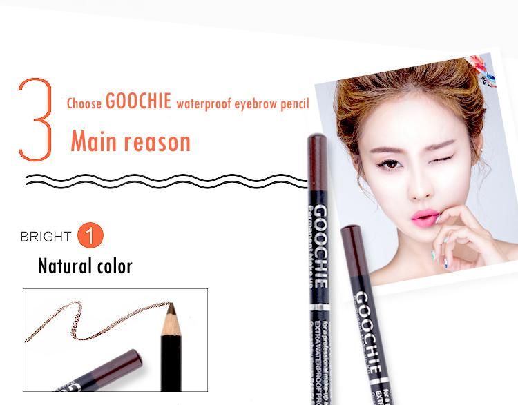 Anti-Water Eyebrow/Lip/Eyeliner Makeup Pencil for Permanent Makeup (Goochie)