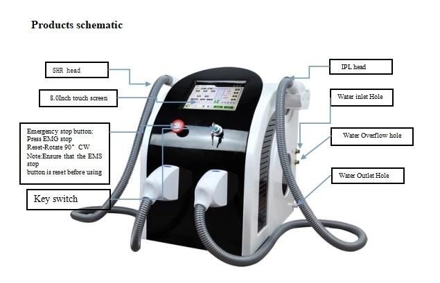 Shr IPL Laser Beauty Machine Professional Hair Removal Mslhr02