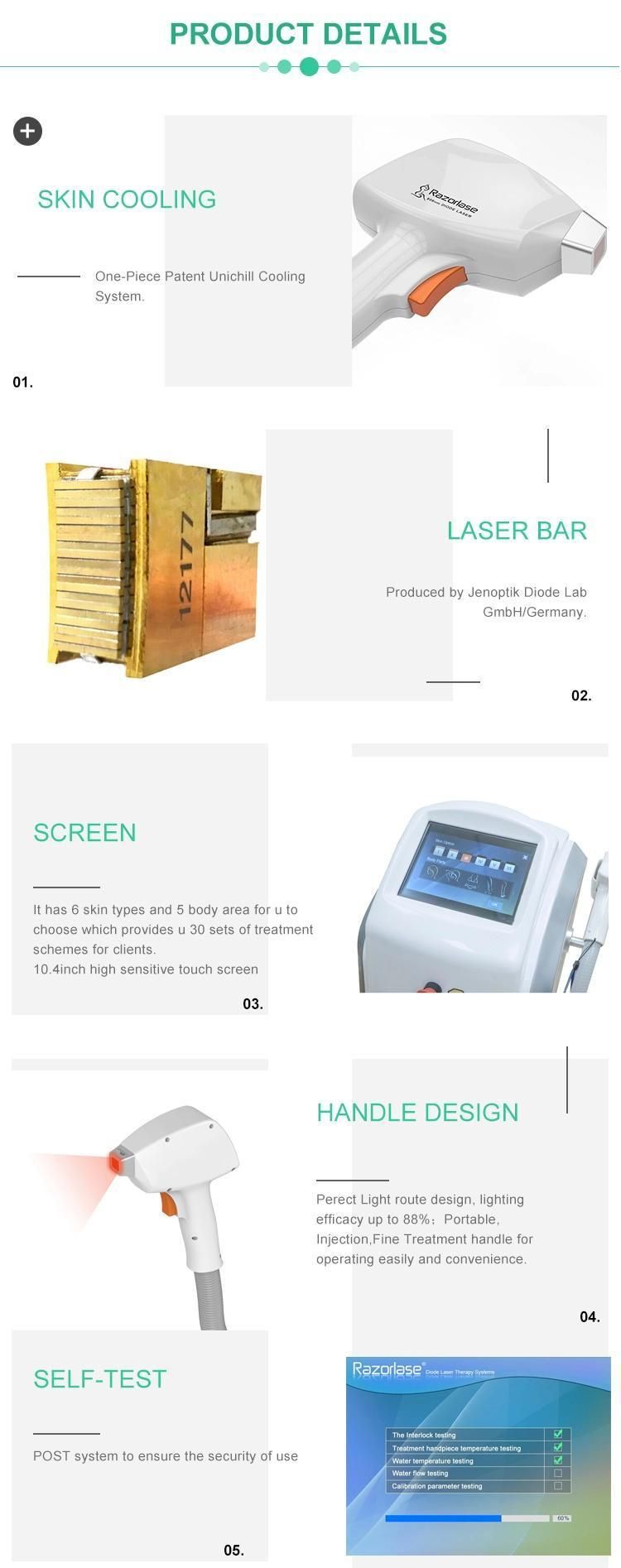 Hair Removal Diode Laser Machine with FDA, TUV, Tga Approved