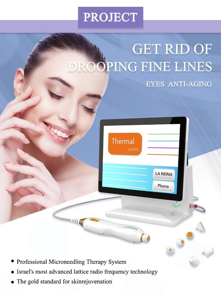 Microneedle RF Fractional Skin Tightening Wrinkle Remove Facial Beauty Machine