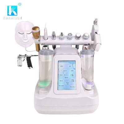 12 In1 Hydra Dermabrasion Oxygen Facial Machine with LED Mask