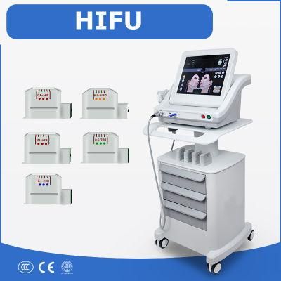 Wrinkle Removal Face Lift Hifu Beauty Machine with 5 Cartridges