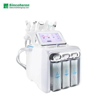 H2O2 Water Facial Bio Lift Scrubber Aqua Peeling Dermabrasion Machine Oxygen Jet Diamond Microdermabrasion 6 in 1 Oxygen Machine