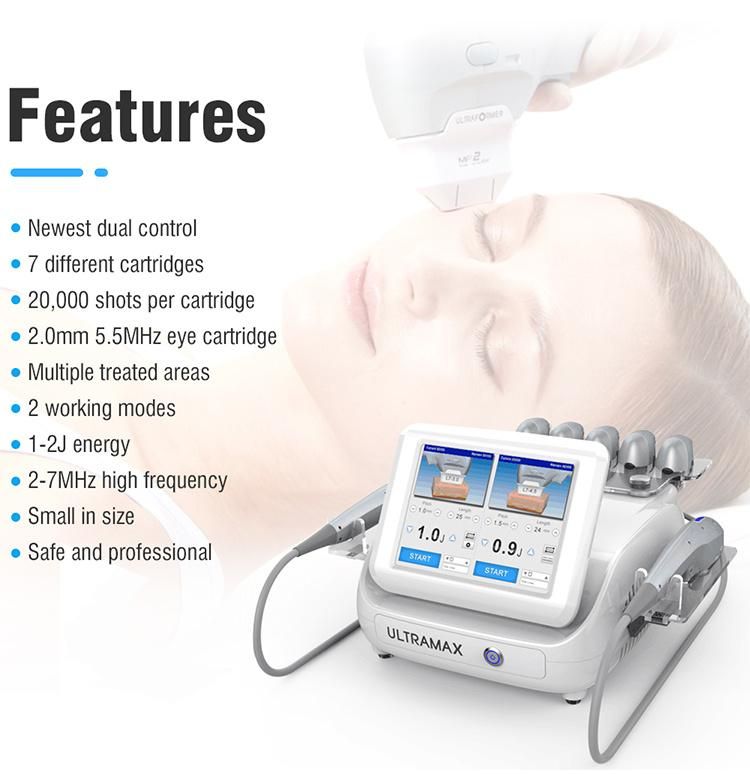 Beauty Equipment High Intensity Focused Ultrasound Face Lifting 7D Hifu Device