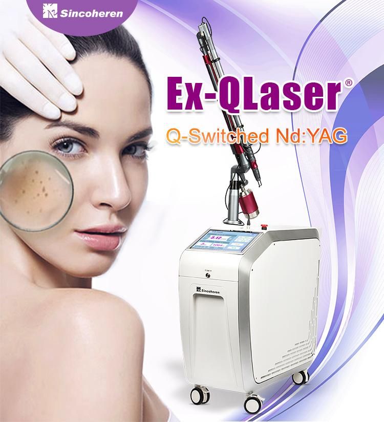 Q-Switched ND YAG Laser 532nm 1064nm Picosecond Laser for Sale