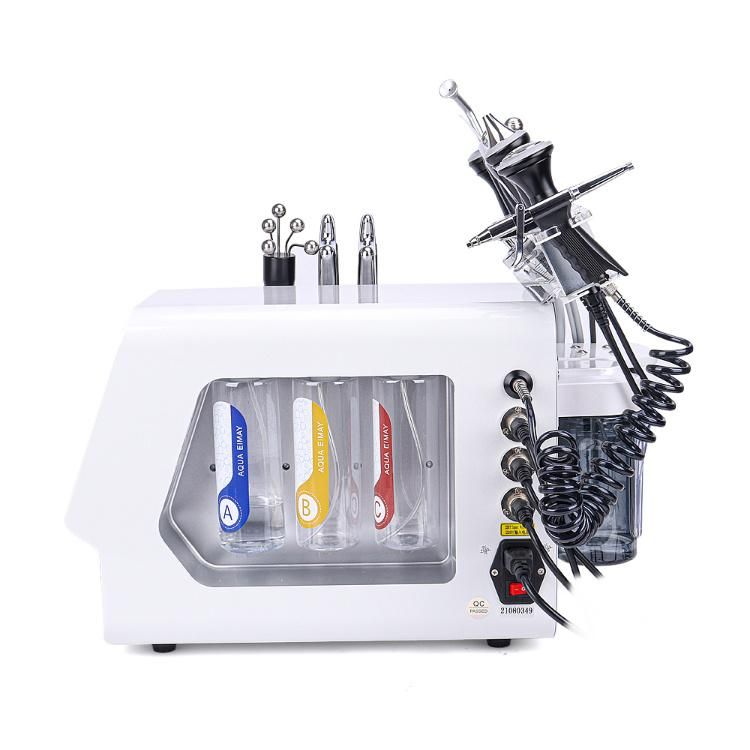 Hot Bubble Oxigen Cleaning 10 in 1 Wrinkle Removal Oxygen Jet Facial Machine with Spray Gun Small Face Beauty Equipment