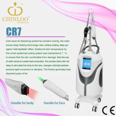 Laser Cryo RF Skin Care Face Lifting Radio Frequency RF Skin Tightening Machine