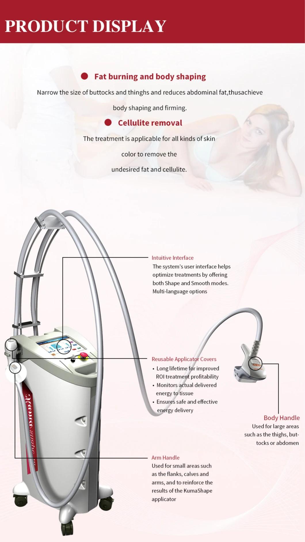 Slimming Cavitation Machine with CE Certificate Approved Vacuum+RF+Infrared+Massage Roller for Cellulite Removal Body Shaping Skin Tightening Machine (M)