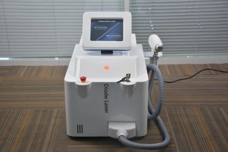 Portable 50 000 000 Shots Hair Removal Laser 755 Nm 808 Nm 1064 Nm Diode Laser